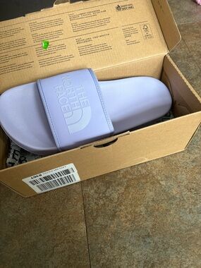 The North Face Lavender Slip-On Slide Sandals